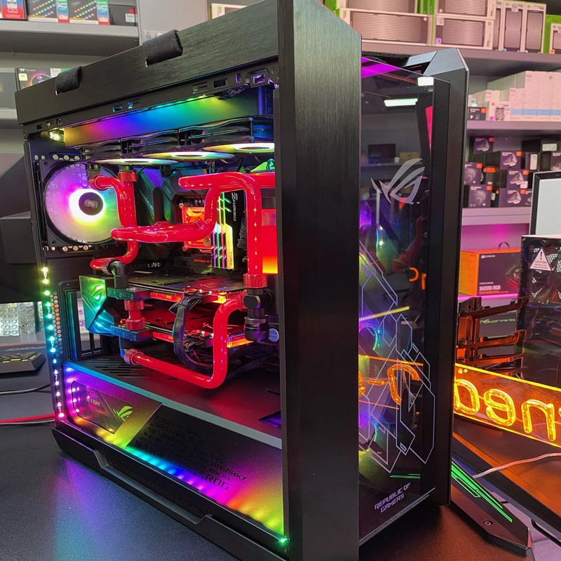 (Pre-Built) Gaming PC Asus ROG Maximus XI Water Cooled Build SLI RTX 2080Ti Gaming PC